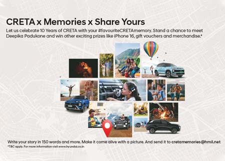 Hyundai Launches ‘CRETA X Memories’ Digital Contest to Celebrate 10 Iconic Years