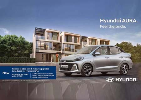Hyundai Motor India Limited Expands AURA Line up Introduces affordable AMT transmission