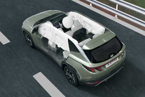Types of Airbags Available in Hyundai Cars